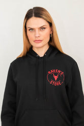 Moletom Unissex canguru preto Demons